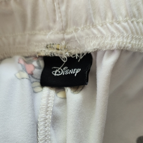 Disney Mickey Mouse Pajama Set Women’s Size Medium 8-10 White - Picture 8 of 8